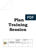 Ivy Jean Ybera - Plan Training Session 2