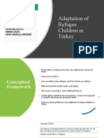 Adaptation of Refugee Children in Turkey: Pred348 Final