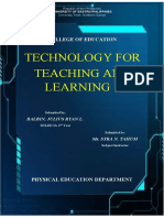 Technology For Teaching and Learning 1: College of Education