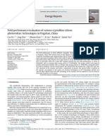 2019 Yu, Field Performance Evaluation of Various Crystalline Silicon Photovoltaic Technologies in Pingshan, China