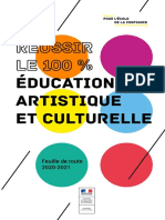 Feuille de Route 2020-2021 - Education Artistique Et Culturelle