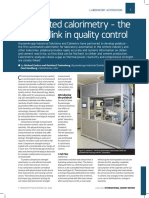 Automated Calorimetry - The Missing Link in Quality Control