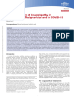 Pathophysiology of Coagulopathy in Hematological.3