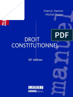 Droit Constitutionnel by Hamon, Francis Troper, Michel