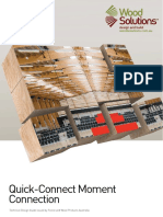 Quick-Connect Moment Connection: Technical Design Guide Issued by Forest and Wood Products Australia