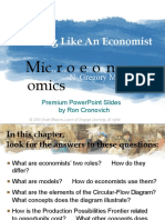 Thinking Like An Economist: Ic R o e o N Omics