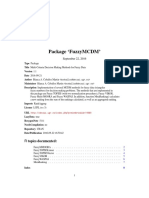 Package Fuzzymcdm': R Topics Documented
