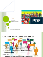 Culture and Communication: Done by Mrs. Maram Miralam