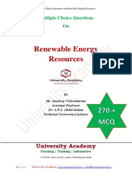 Renewable Energy Resources MCQ Merged