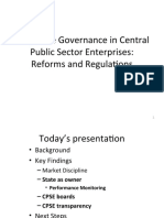 Corporate Governance in Central Public Sector Enterprises: Reforms and Regulations