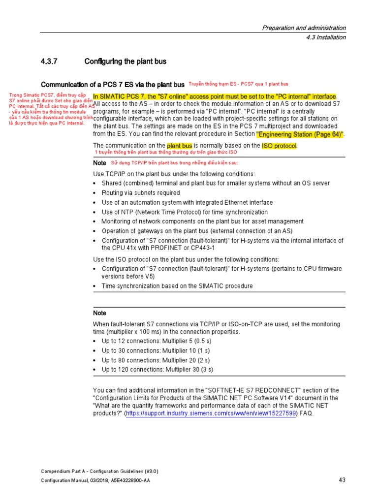 PCS7 - HD Lua Chon - Protocol - Plant Bus | PDF | Ip Address | Internet ...