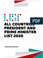 instaPDF - in All Countries President and Prime Minister List 2020 580