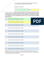 Health Anxiety Inventory HAI 18 PDF