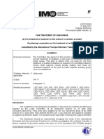 LEG 108-4 (B) - (B) Fair Treatment of Seafarers in The Event of A Maritime Accidentdeveloping Cooperation... (ITF)