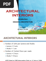 Pid - 1 Design in Architecture