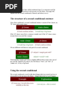 The Structure of A Second Conditional Sentence: Main Clause