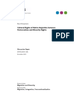 Cultural Rights of Native Majorities Between Universalism and Minority Rights