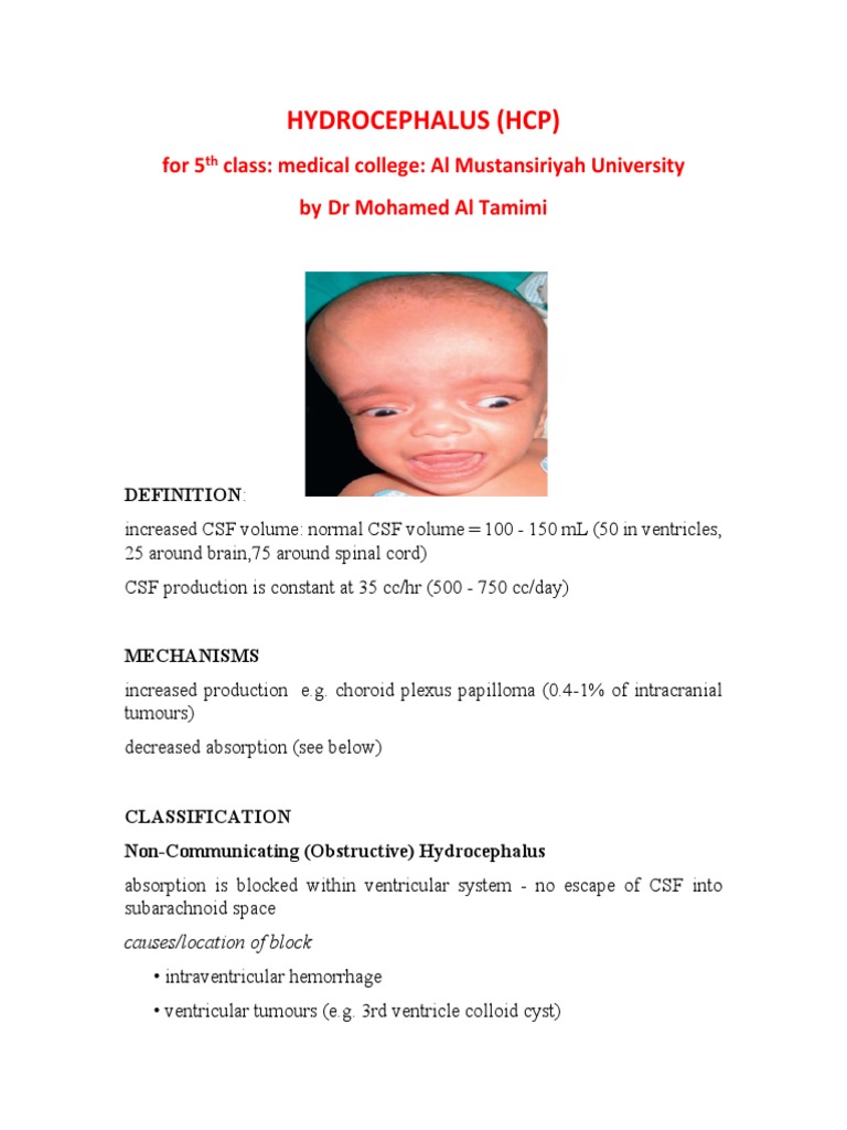 7 - Hydrocephalus | PDF | Cerebrospinal Fluid | Neurological Disorders