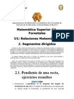 Pendiente de Una Linea Recta