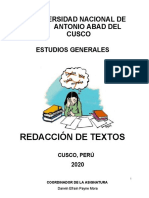 REDACCIÓN DE TEXTOS - 2021-I - PDF