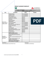 Contract Closeout Checklist Format Rev 02 Dated 28/05/06