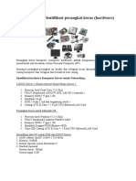 2 Spesifikasi Dan Identifikasi Perangkat