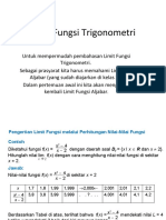 Limit Fungsi Trigonometri