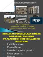 OPTIMASI PRODUKSI PT PAPERTECH