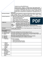 Detailed Lesson Plan (DLP) Format