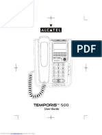 01ALCATEL - Temporis - 500 Pro - User Guide