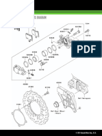 2010 Ninja® ZX™-14 PARTS DIAGRAM: Rear Brake