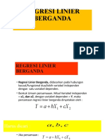 REGRESI LINIER BERGANDA