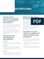 Nessus Professional: The de Facto Industry Standard For Vulnerability Assessment Breadth and Depth of Coverage