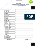 Formulir Pendaftaran Arrosyidah