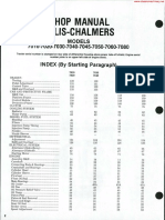 Shop Manual Allis-Chalmers: Iviodels