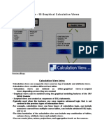 Exercise - 15 Graphical Calculation Views