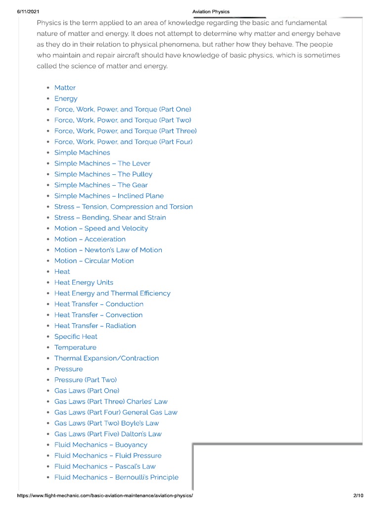 Aviation Physics Pdf
