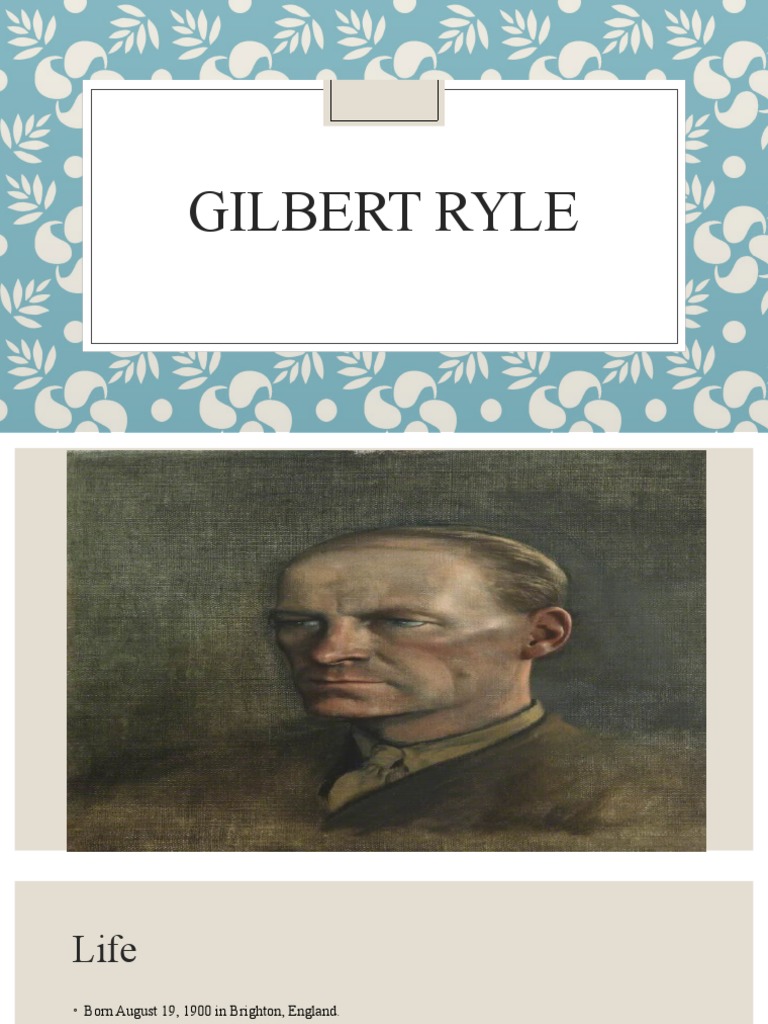 Gilbert Ryle