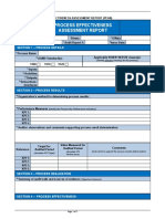 Process Effectiveness Assessment Report (PEAR)