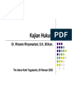 Seminar, Kajian Hukum, Alana Yogya 29.02.2020 PDF