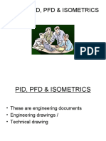 Study of Pid, PFD & Isometrics