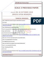 IBPS RRB SCALE 3 Previous Paper