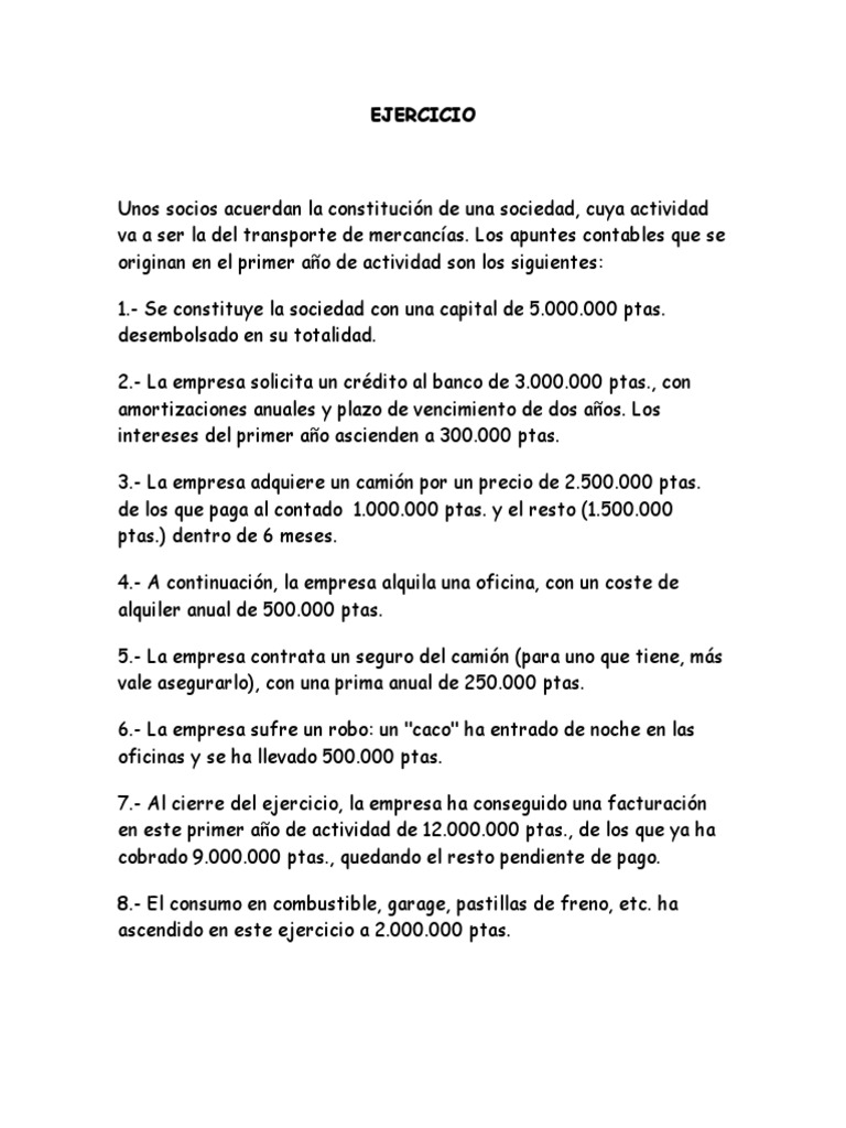 Ejercicio De Libro Diario