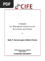 A Model For Managing Construction Activities and Flows - CIFE