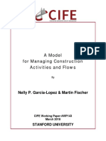 A Model For Managing Construction Activities and Flows - CIFE