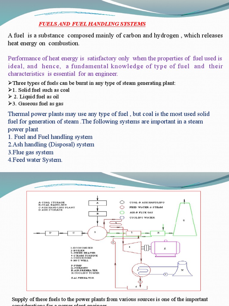 Fuel Handling Systems in Power Plants | PDF | Fuels | Coal