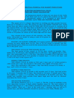 1953 Mathematical Formula For Market Predictions