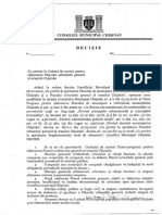 CMC A Luat Act de Caietul de Sarcini Pentru PUG Chisinau