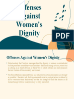 Offenses Against Women's Dignity