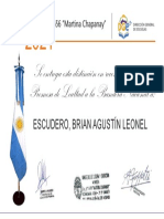 Escudero, Brian Agustín Leonel